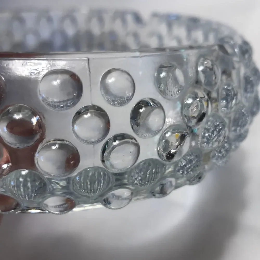 Vintage Glass Ashtray/Trinket Tray Non Smoking Home 4 3/4” X 1 1/4”